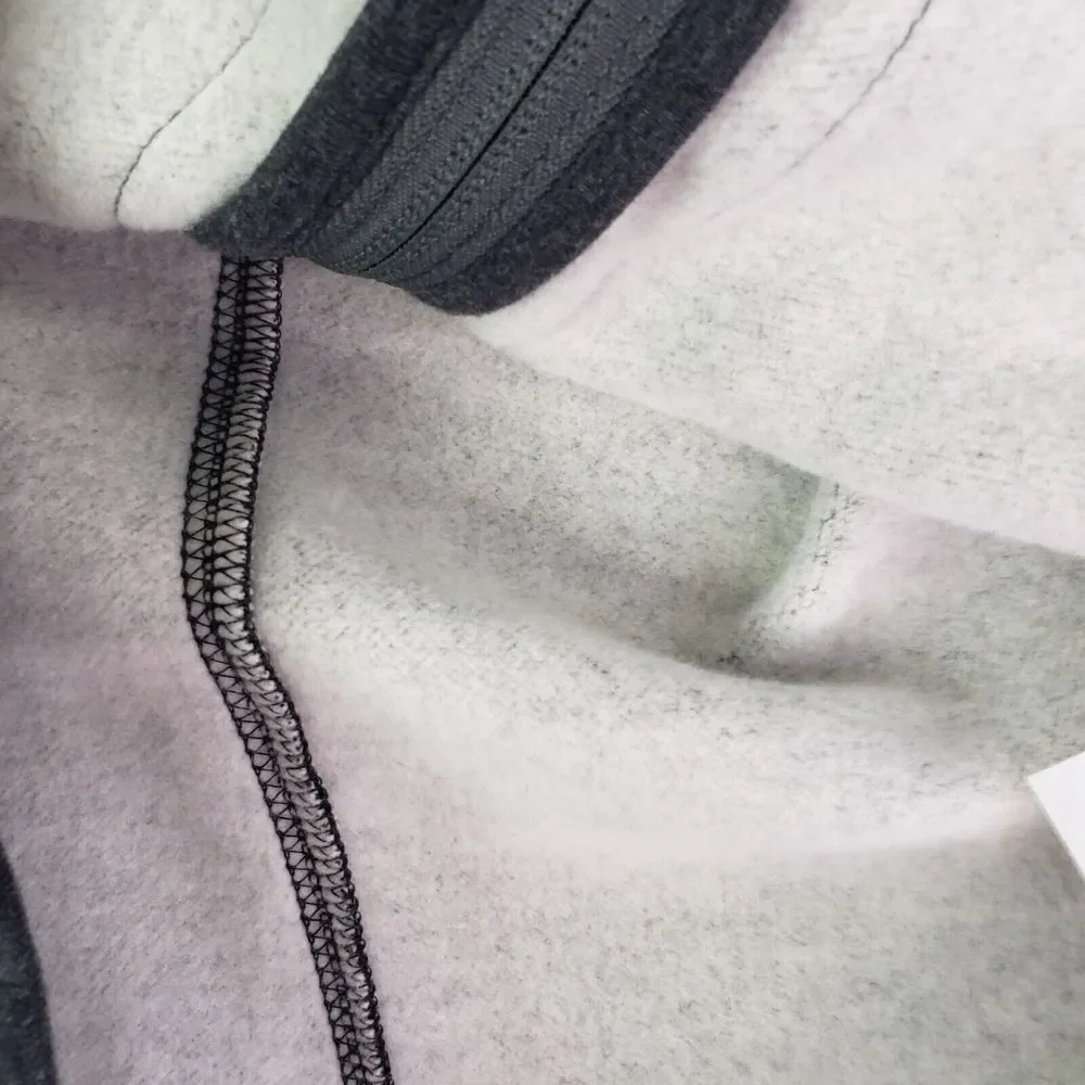 Puma Women's XS Gray Collar Full Zip Pockets Thumbhole Fleece Fitted Cozy Jacket - Picture 14 of 14